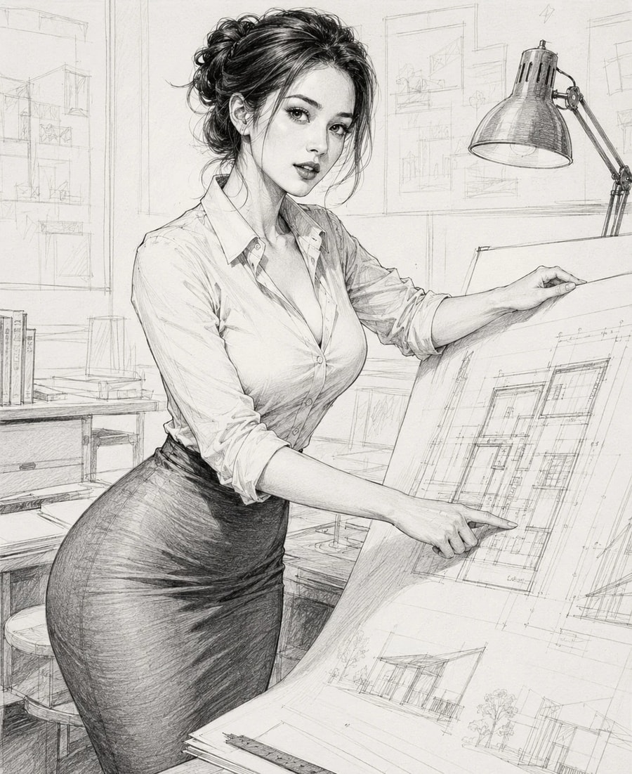 美术美女图片